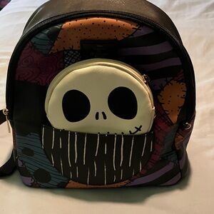 Disney Black and Multicolor Backpack with Character Design